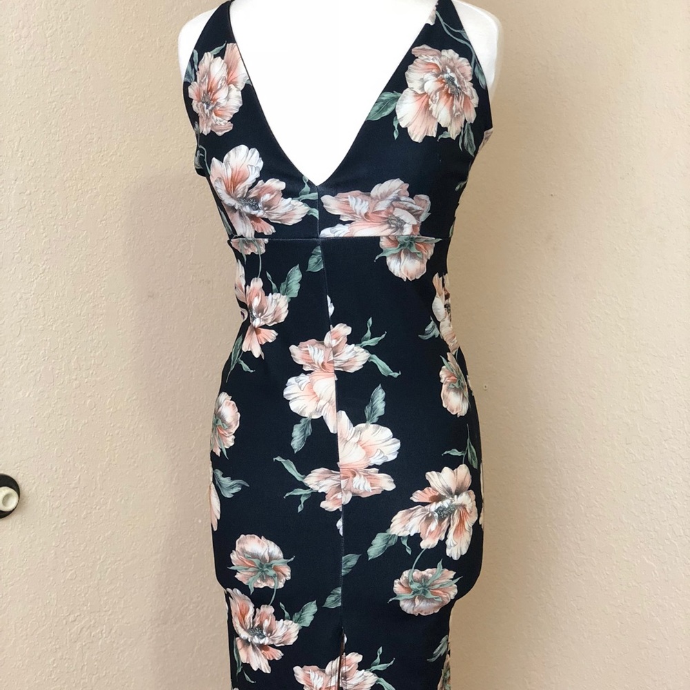 Misguided Floral Dress